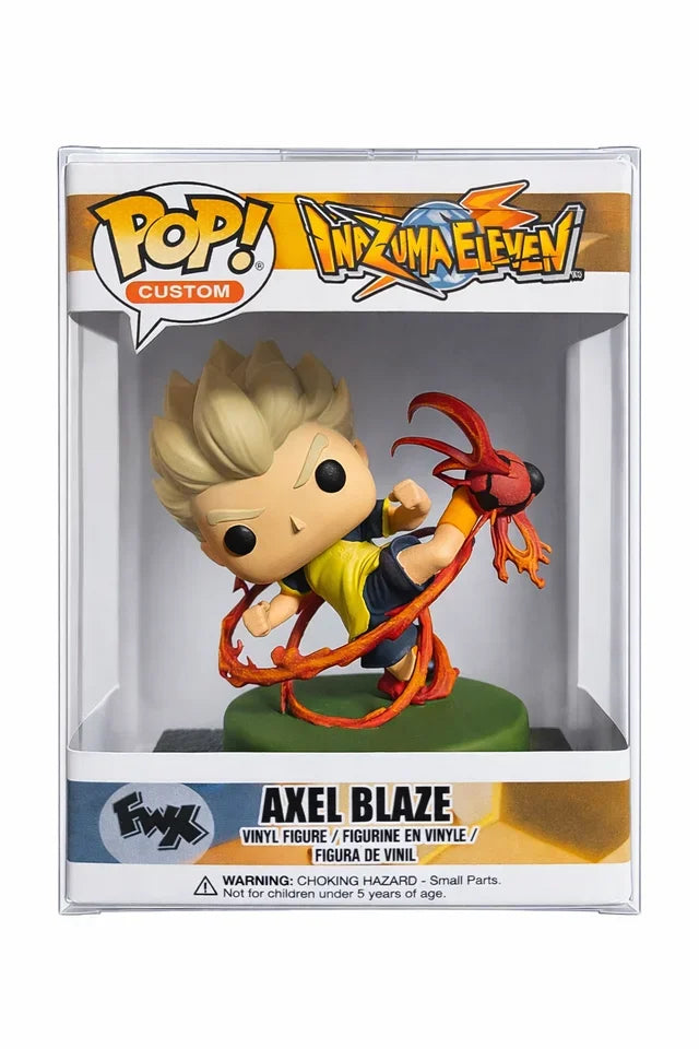Custom Axel Blaze Inazuma Eleven Funko Pop Figure – Handmade Anime