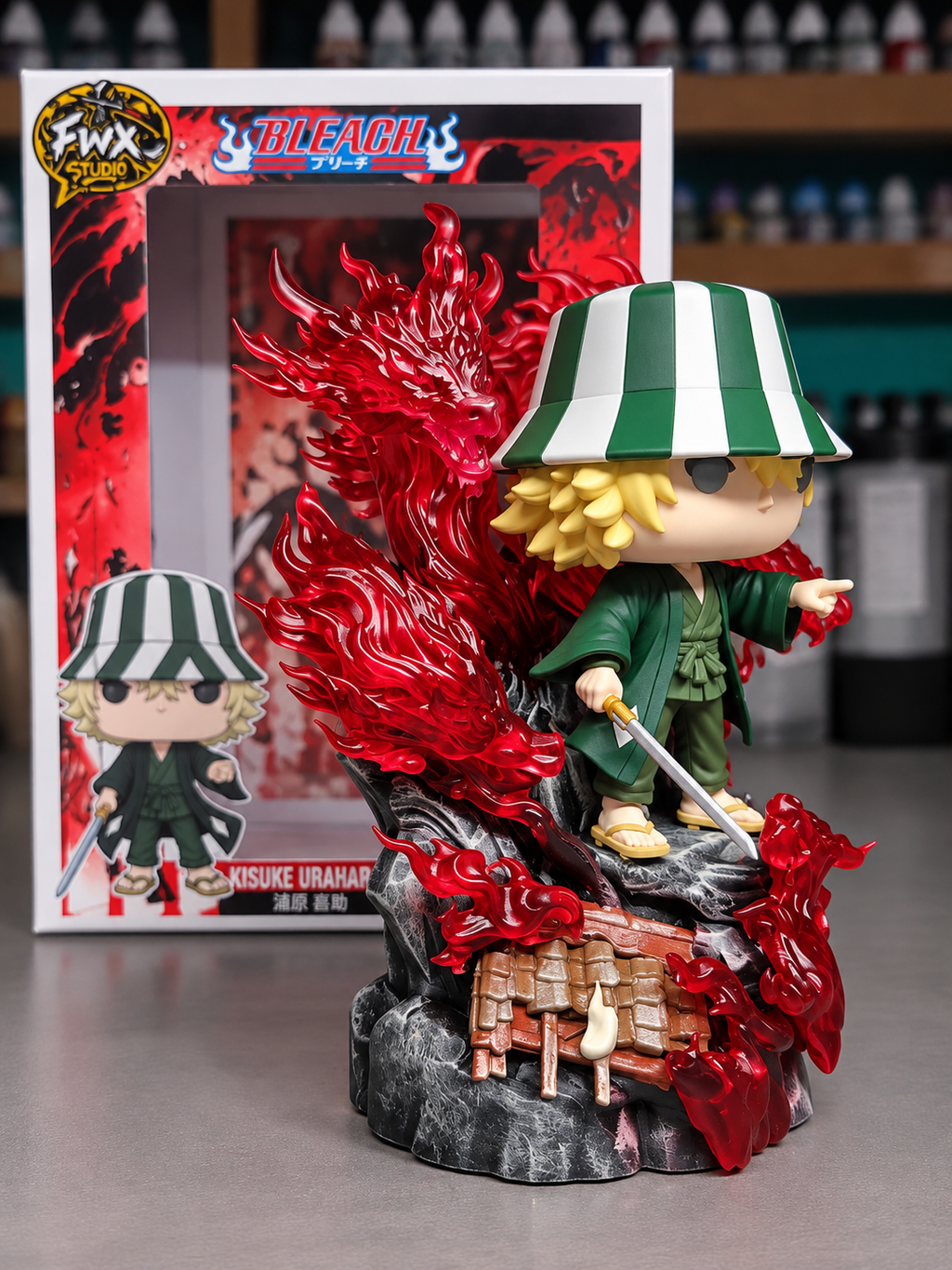 Urahara Kisuke Hado 99 Bleach custom resin figure collectible