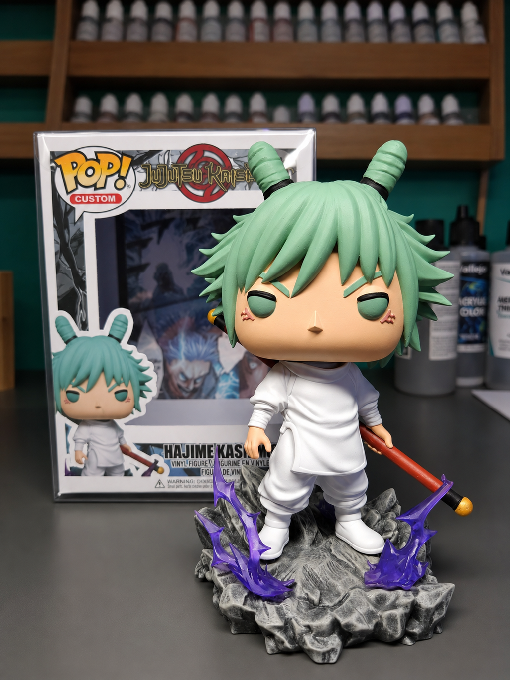 Custom funko pop Hajime Kashimo Jujutsu Kaisen Funko Pop Figure – Handmade Anime Collectible