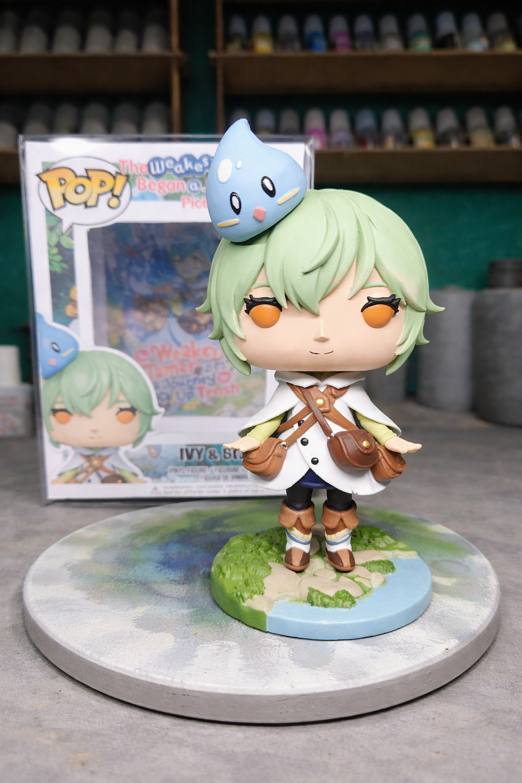 Ivy and Sora Custom Figure - the Weakest Tamer Began a Journey to Pick Up Trash Anime collectible custom pop