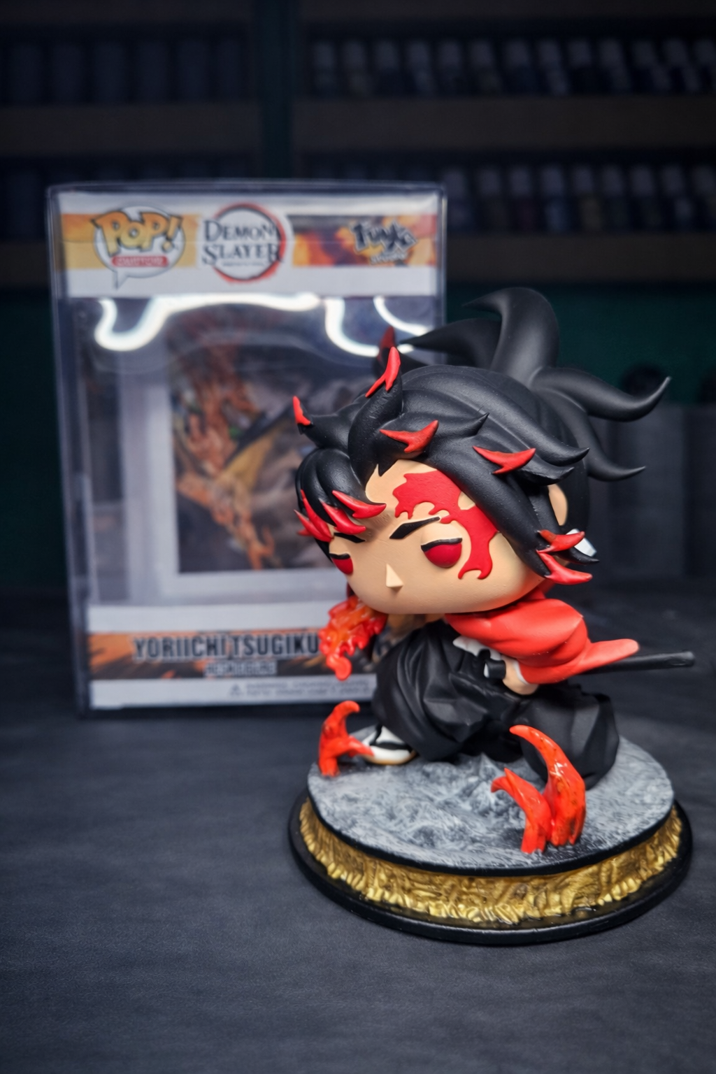 Yoriichi Tsugikuni Custom Figure - Demon slayer Anime Collectible custom pop