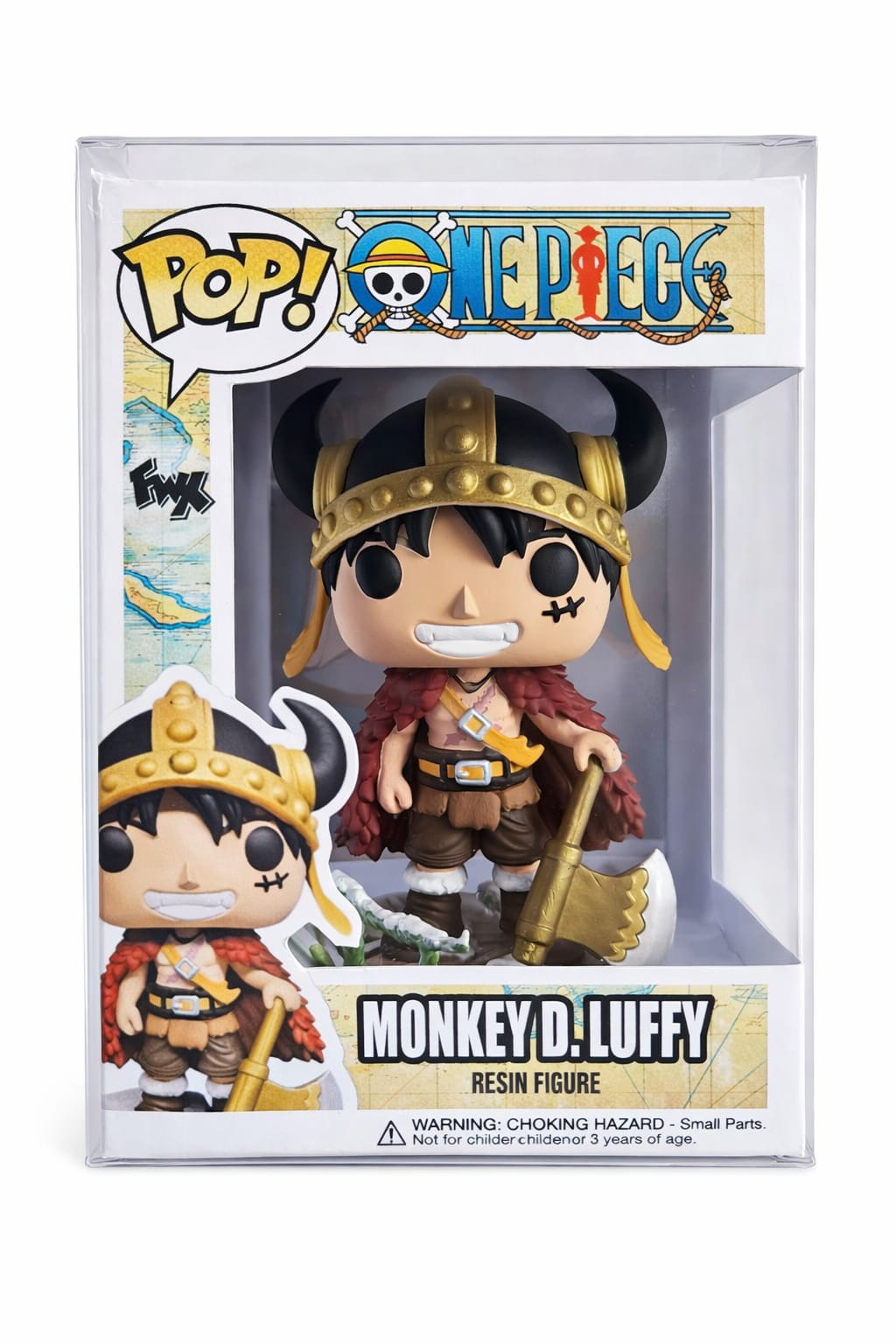 Custom Luffy Elbaph One Piece  Funko Pop Figure – Handmade Anime Collectible