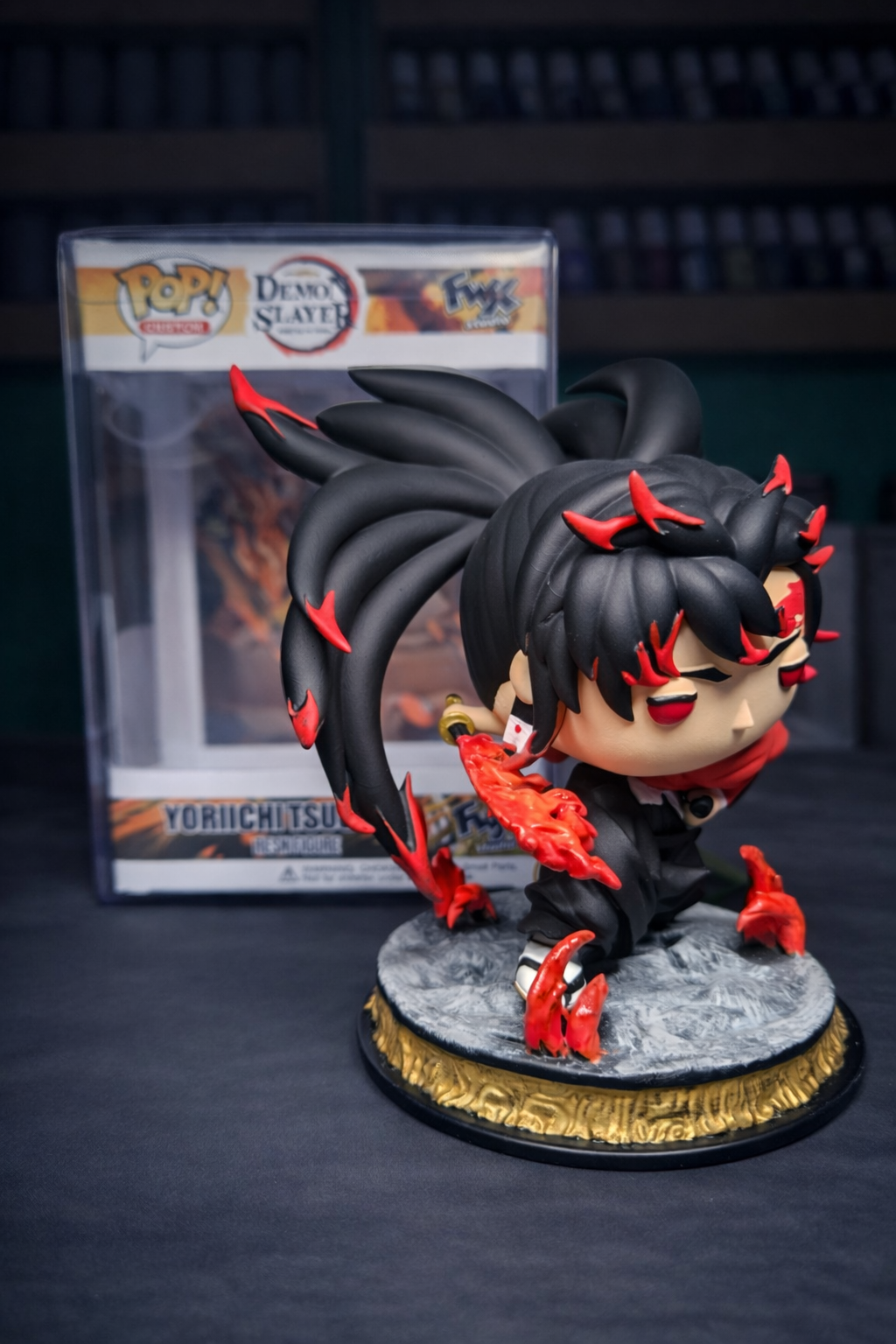 Yoriichi Tsugikuni Custom Figure - Demon slayer Anime Collectible custom pop