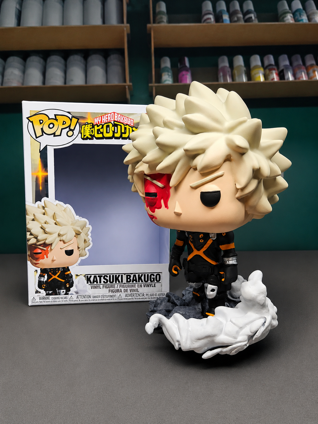 Custom Katsuki Bakugo My Hero Academia Funko Pop Figure – Handmade Anime Collectible
