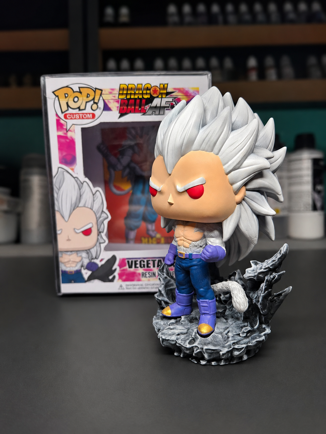 Vegeta Ssj 5 Dragon Ball Af Custom funko pop