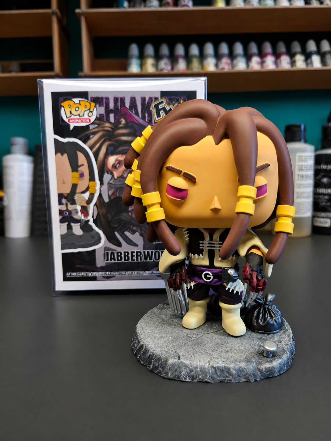 Custom Jabber Wonger Gachiakuta custom Funko Pop Figure – Handmade Anime Collectible