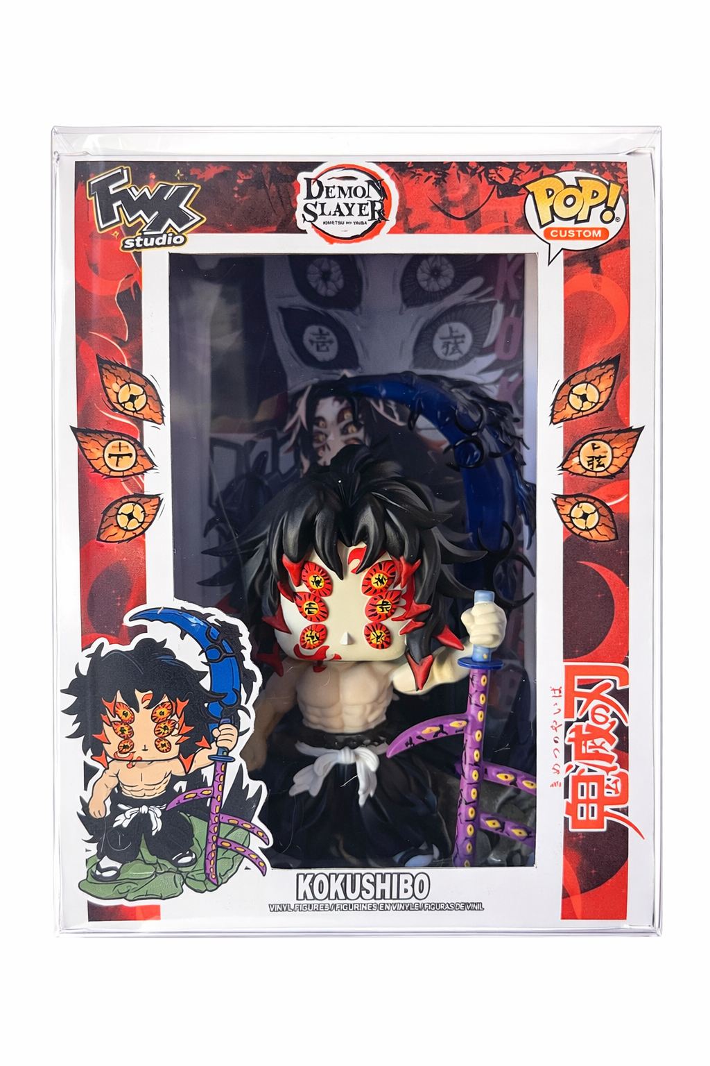 Kokushibo Custom Figure – Demon slayer Anime Collectible custom pop
