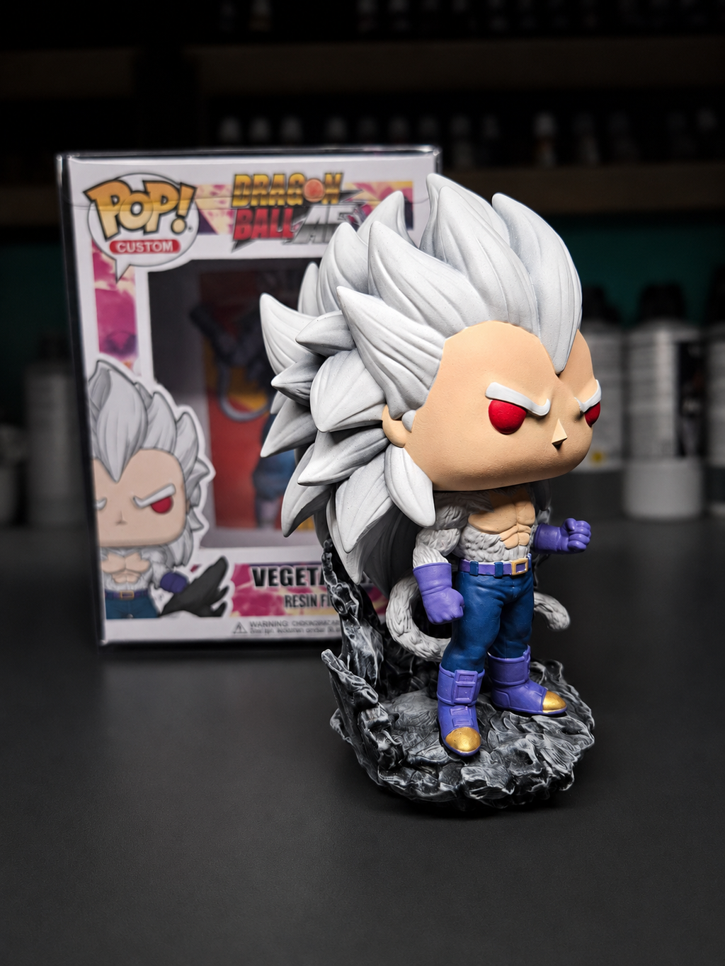 Vegeta Ssj 5 Dragon Ball Af Custom funko pop