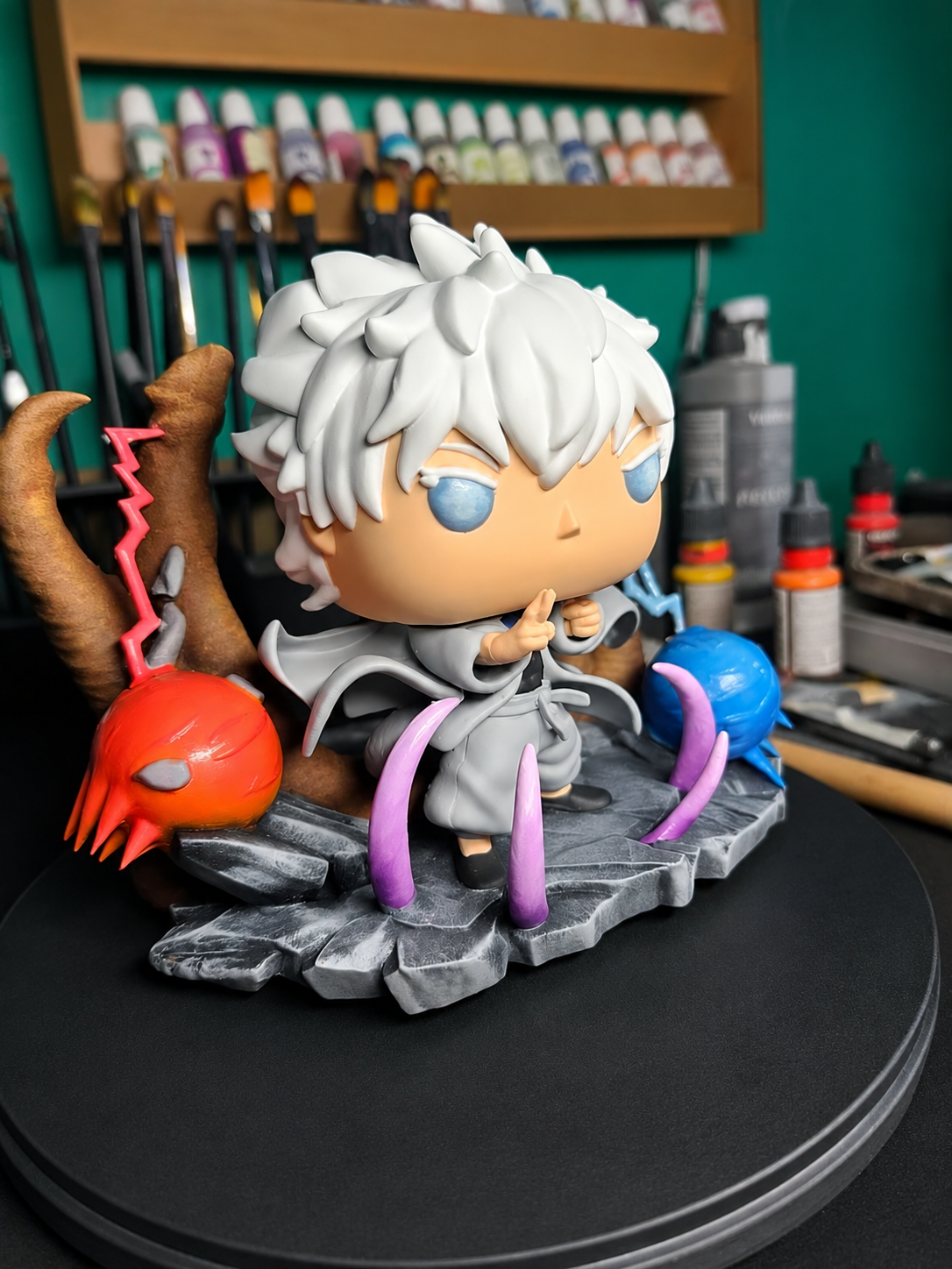 Custom Gojo Satoru Jujutsu Kaisen Funko Pop Figure – Handmade Anime Collectible
