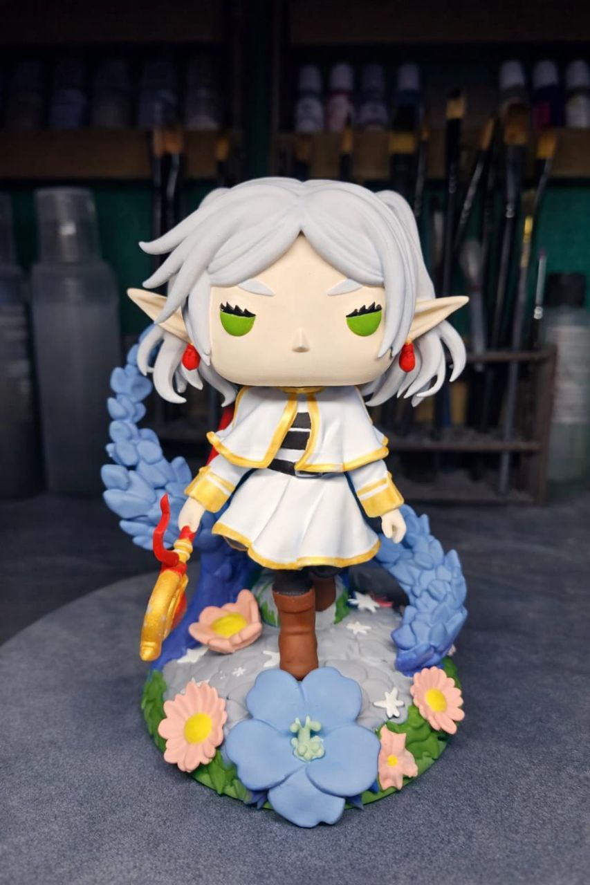Custom Frieren Funko Pop Figure – Handmade Anime Collectible