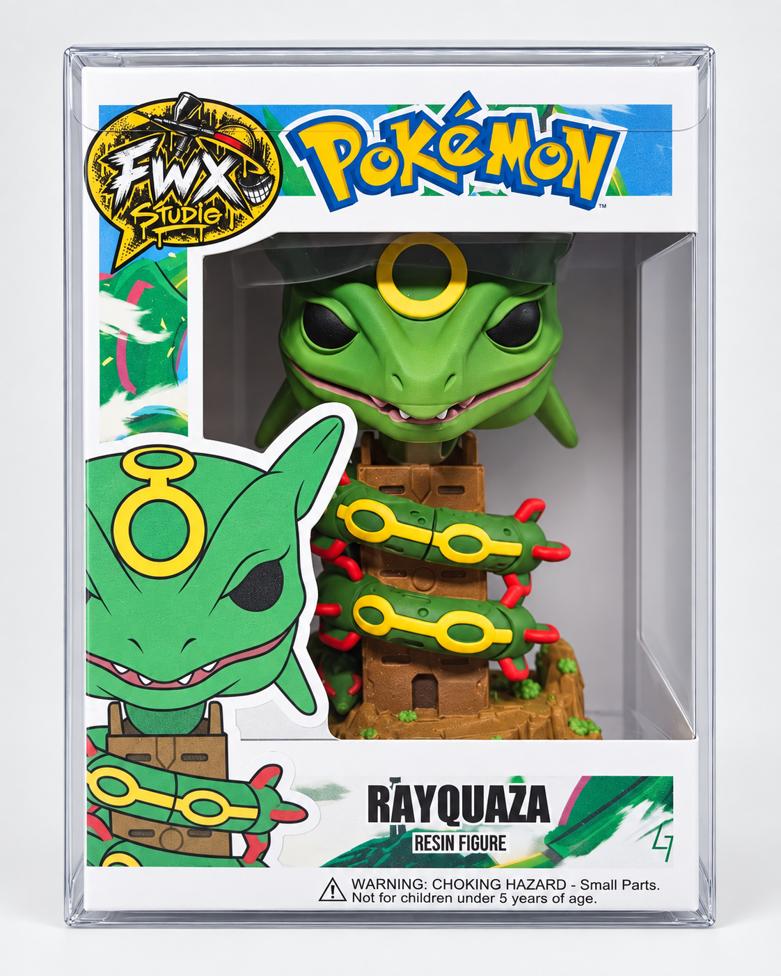 Rayquaza Pokemon custom anime figure collectible