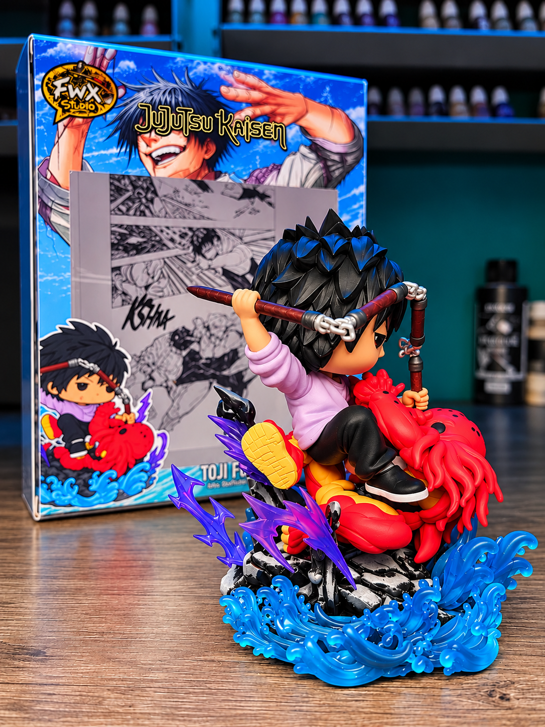 Toji Fushiguro vs Dagon Custom anime figure collectible