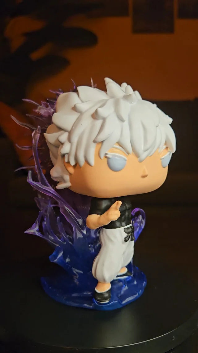 Custom Satoru Gojo Jujutsu Kaisen Funko Pop Figure – Handmade Anime Collectible