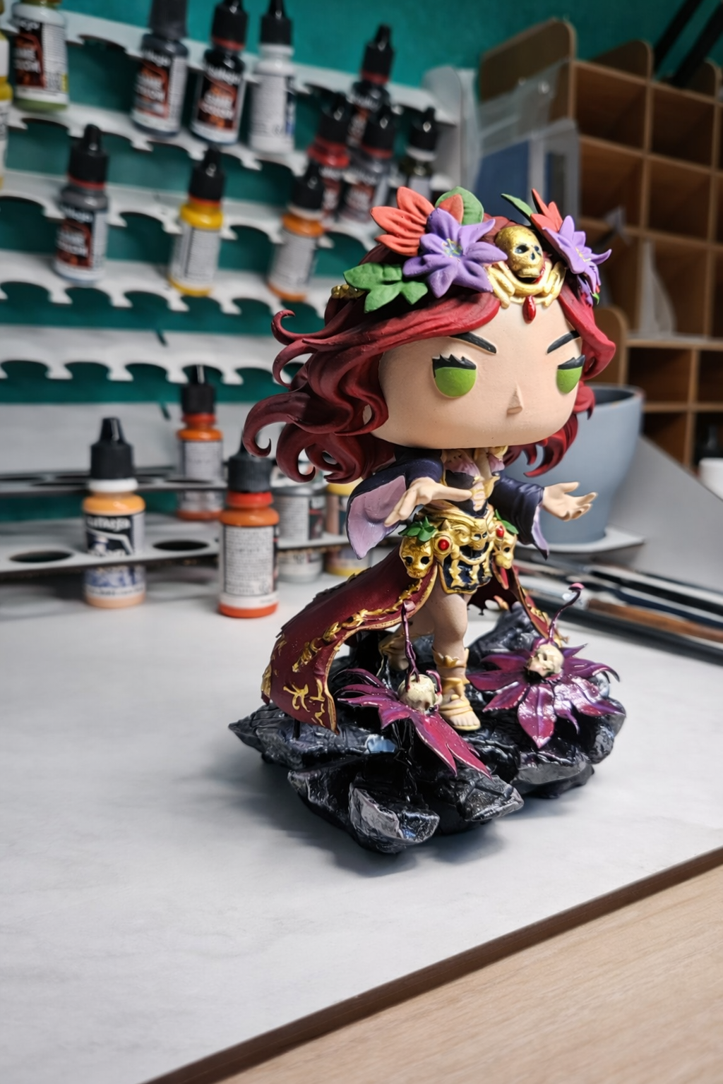 Custom Persephone Smite 2 Funko Pop Figure – Handmade Anime Collectible