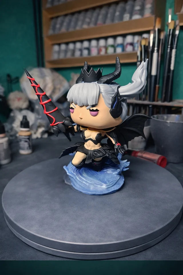 Custom Noelle Silva Black Clover Funko Pop Figure – Handmade Anime Collectible