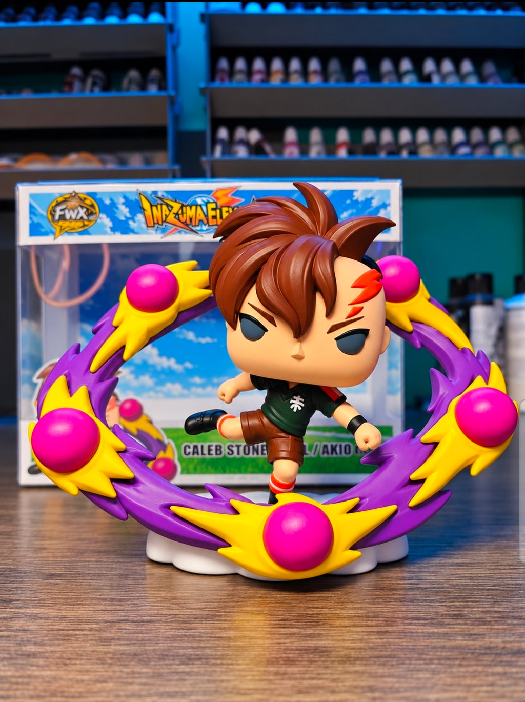 Caleb Stonewall / Akio Fudo Custom anime figure collectible
