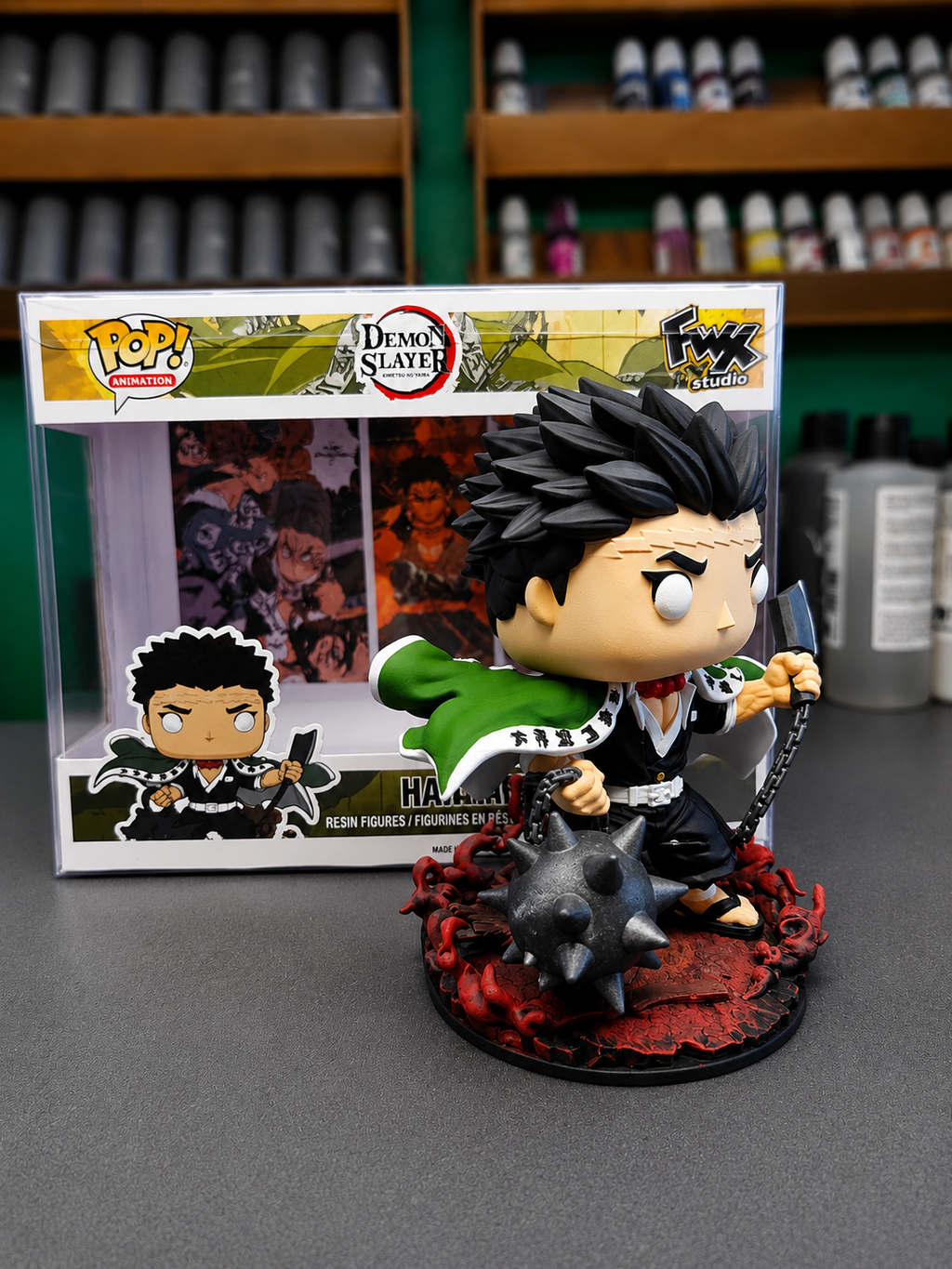 Himejima Gyomei Custom Figure – Demon slayer Anime Collectible custom pop