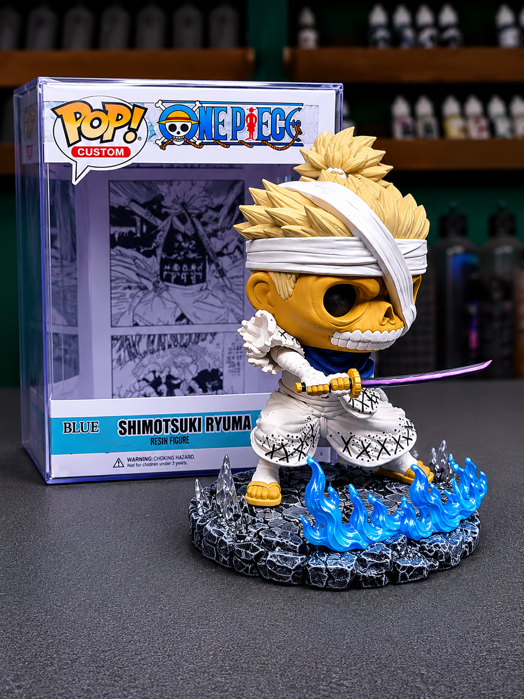Shimotsuki Ryuma Custom Figure – One piece Anime Collectible Custom Pop