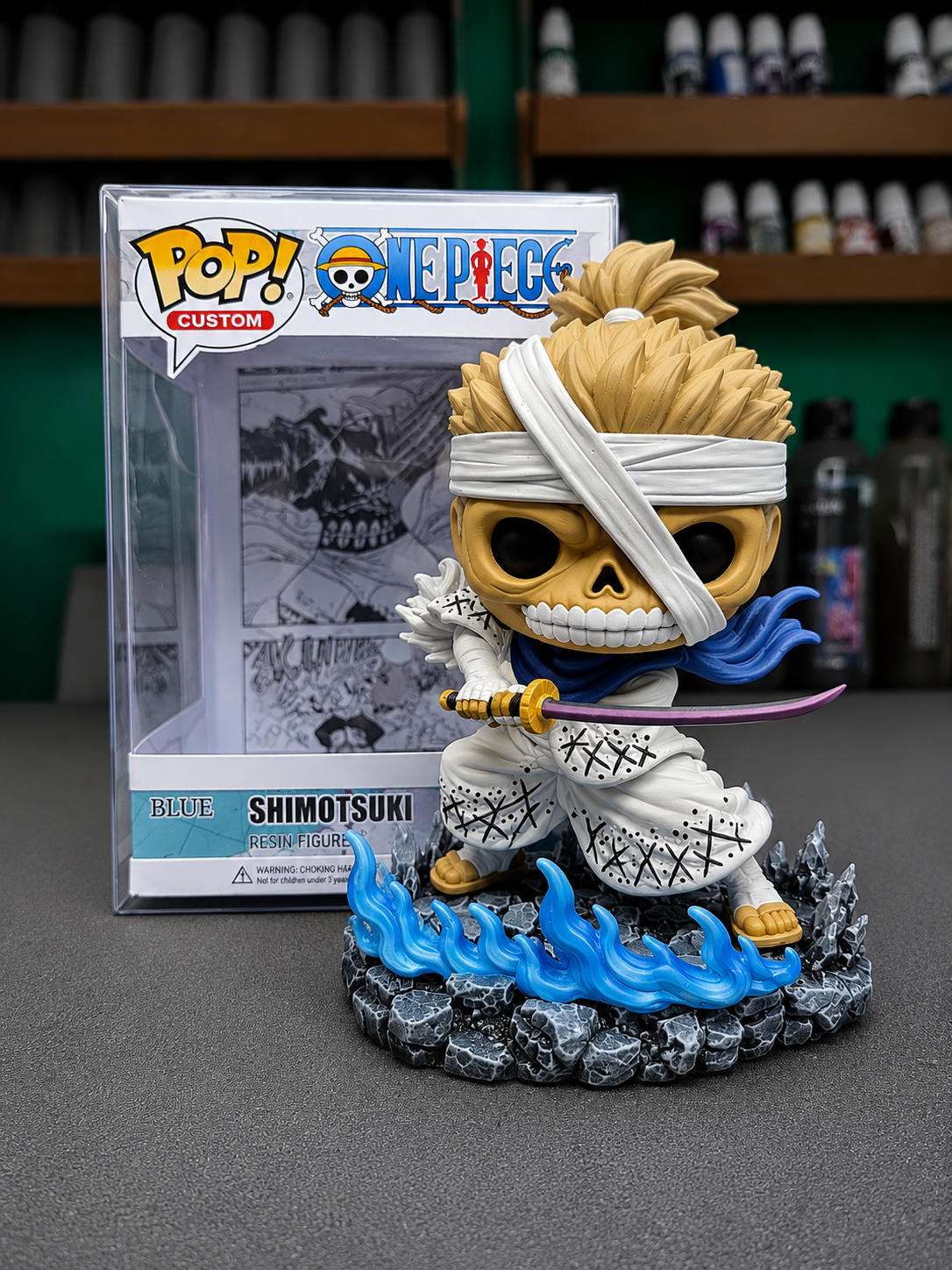 Shimotsuki Ryuma Custom Figure – One piece Anime Collectible Custom Pop