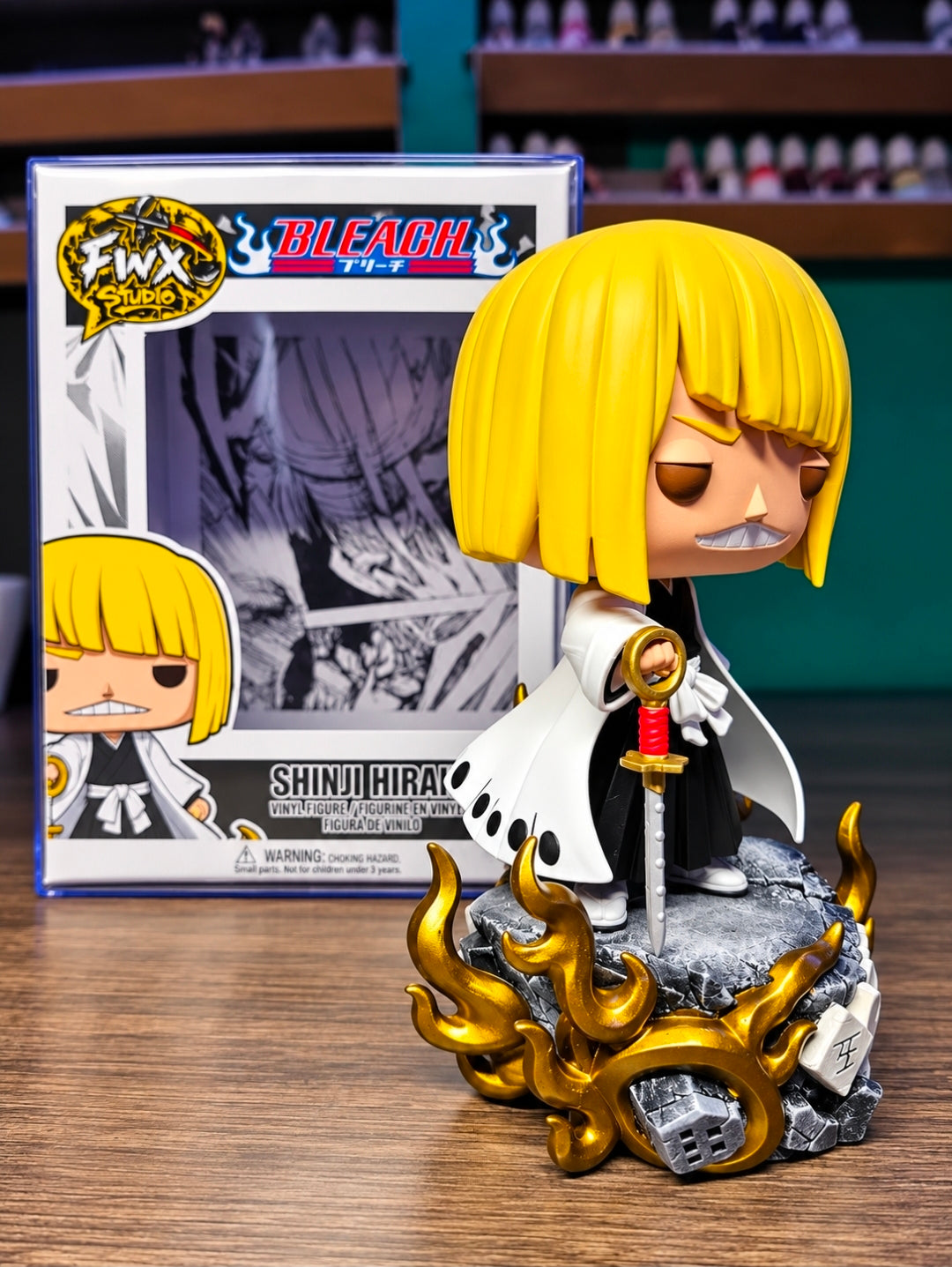 Shinji hirako hollow mask bleach custom anime figure collectible
