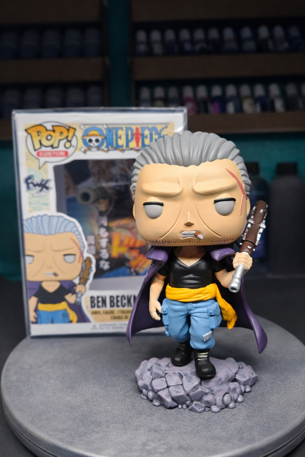 Ben Beckman Custom Figure - One piece Anime Collectible