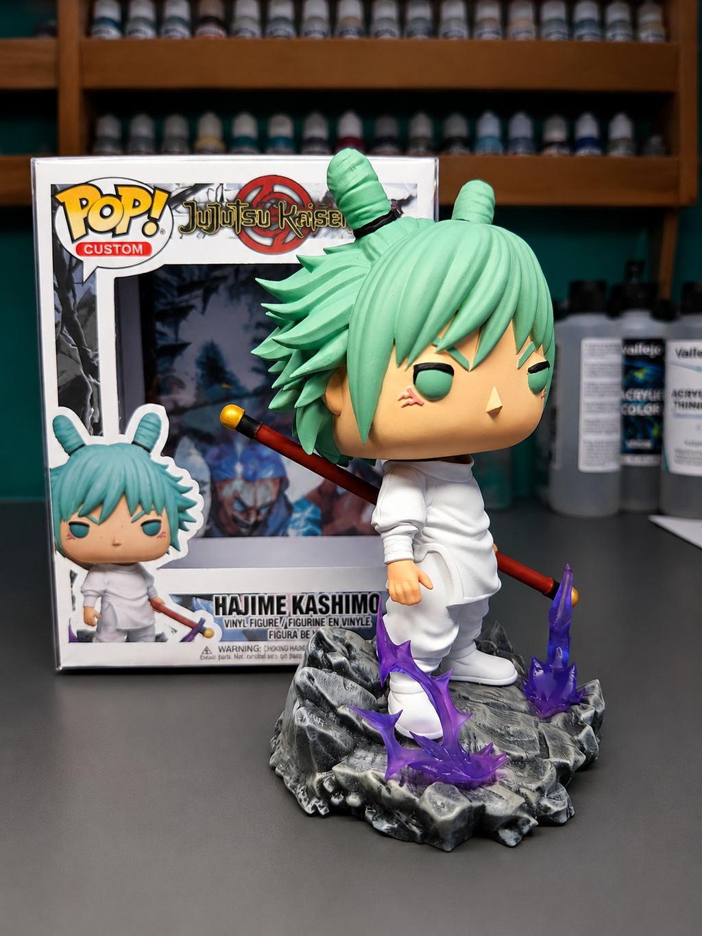Custom funko pop Hajime Kashimo Jujutsu Kaisen Funko Pop Figure – Handmade Anime Collectible
