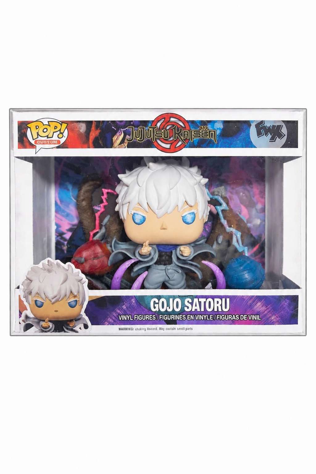 Custom Gojo Satoru Jujutsu Kaisen Funko Pop Figure – Handmade Anime Collectible