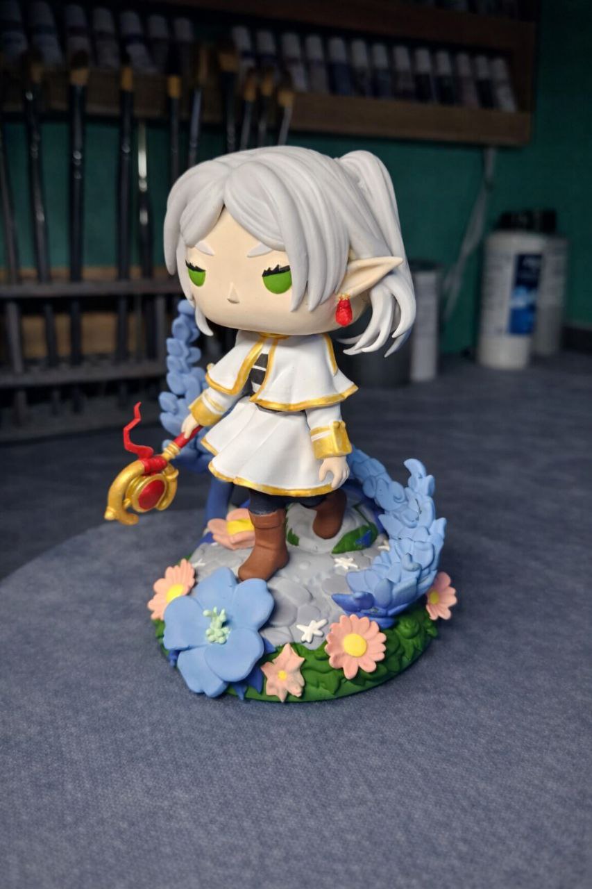 Custom Frieren Funko Pop Figure – Handmade Anime Collectible