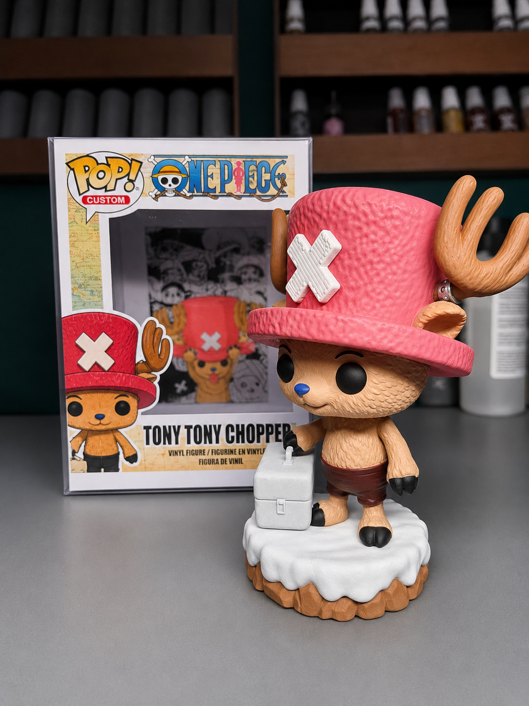 Tony Tony Chopper Custom Figure – One piece Anime Collectible custom pop