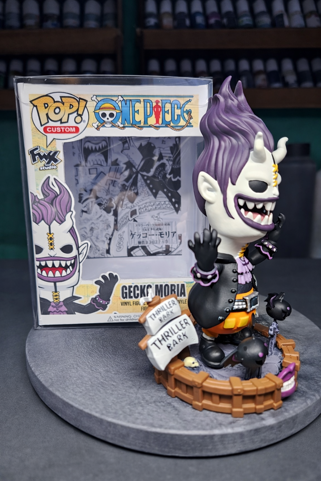 Gecko Moria Custom Figure - One piece Anime Collectible custom pop