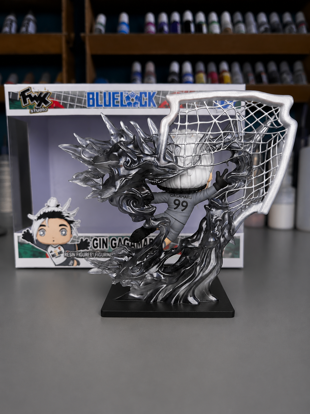 Gin Gagamaru Custom Figure Anime Blue Lock Collectible