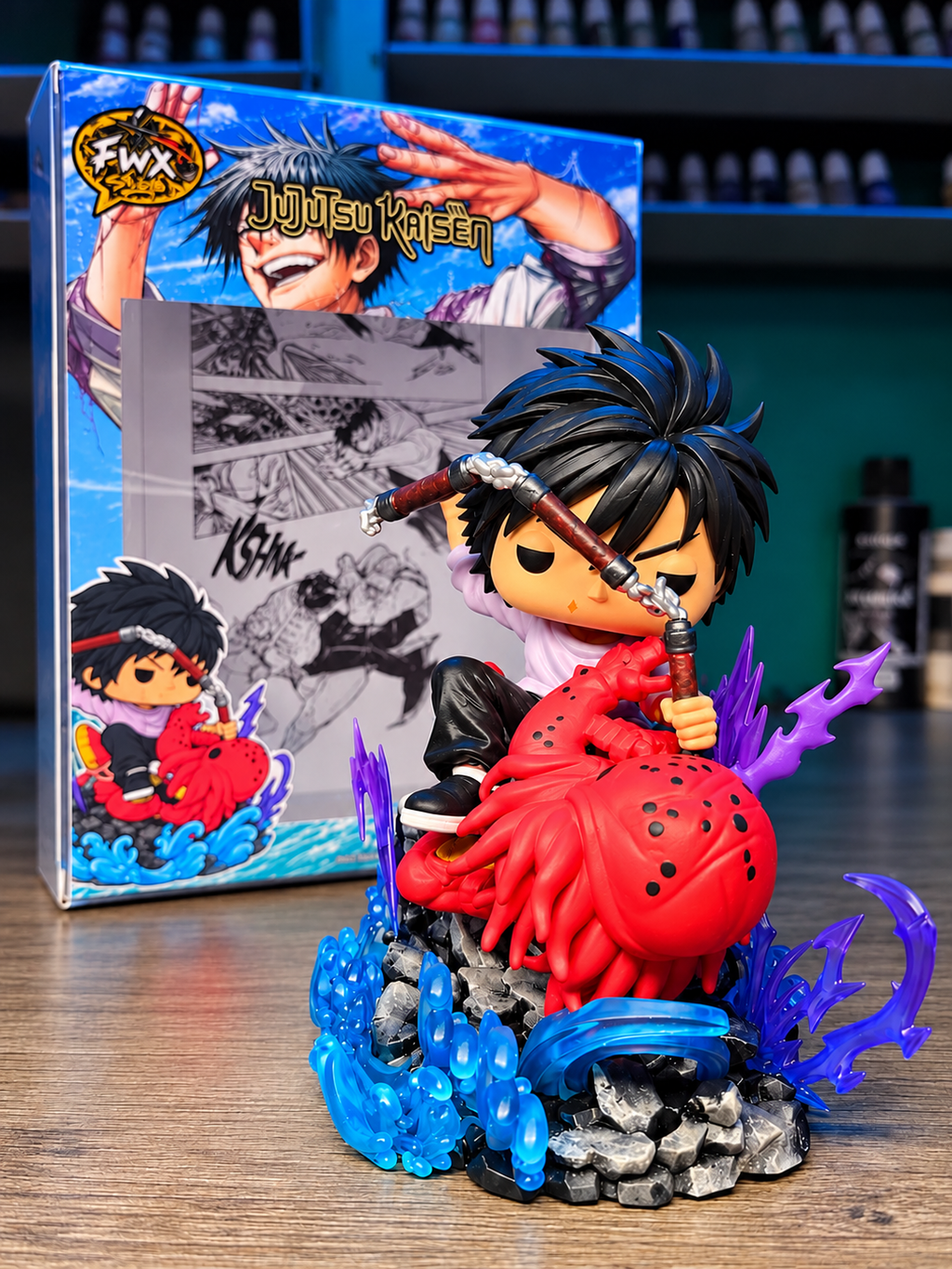Toji Fushiguro vs Dagon Custom anime figure collectible