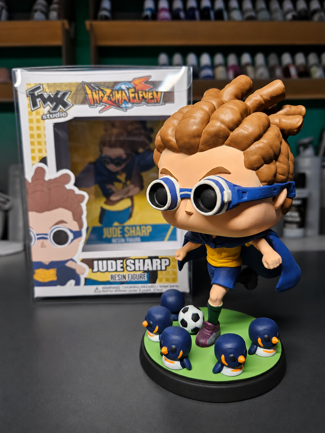 Jude Sharp Inazuma Eleven Handmade custom resin Anime Game figure