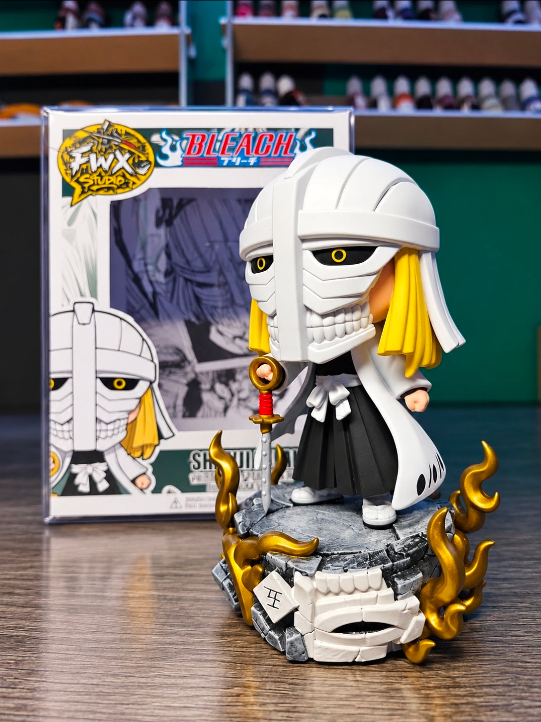Shinji hirako hollow mask bleach custom anime figure collectible