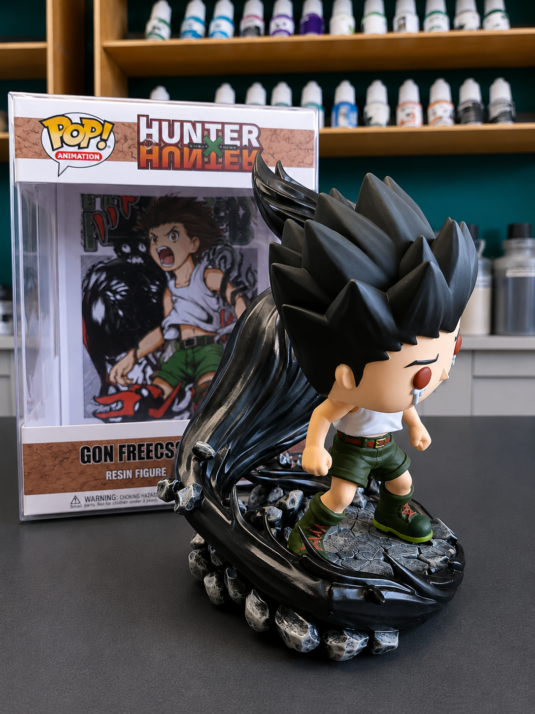 Gon Freecss – Custom Resin Figure funko pop | Handmade Collectible