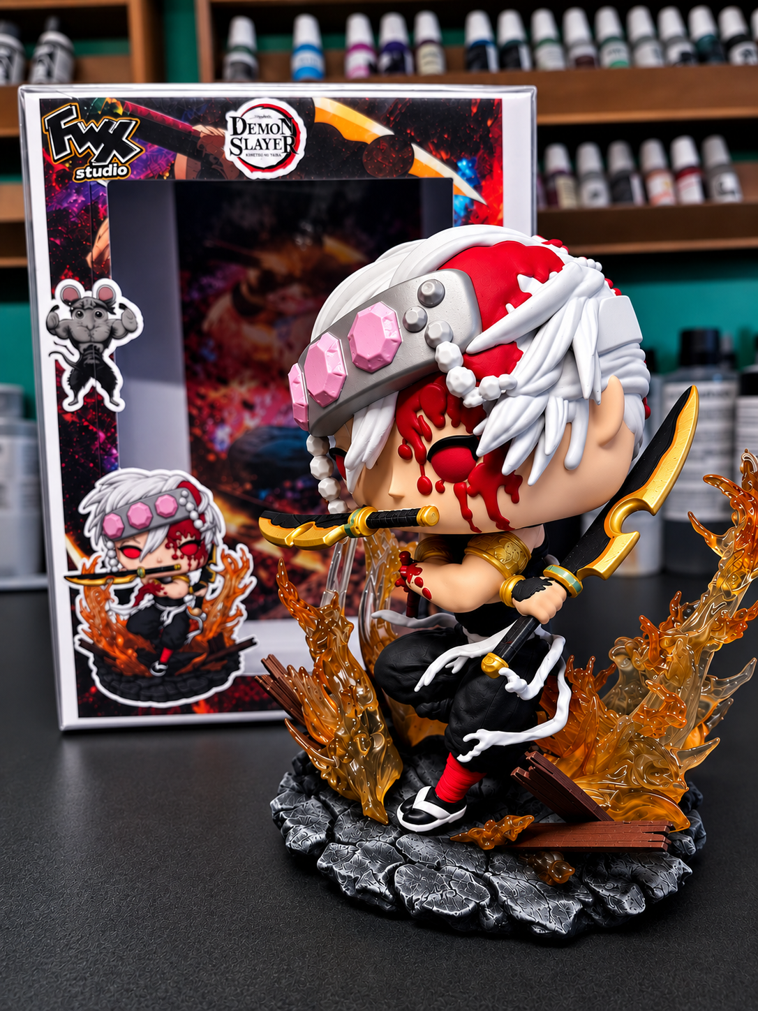 Uzui Tengen Demon slayer Custom Anime Figure collectible