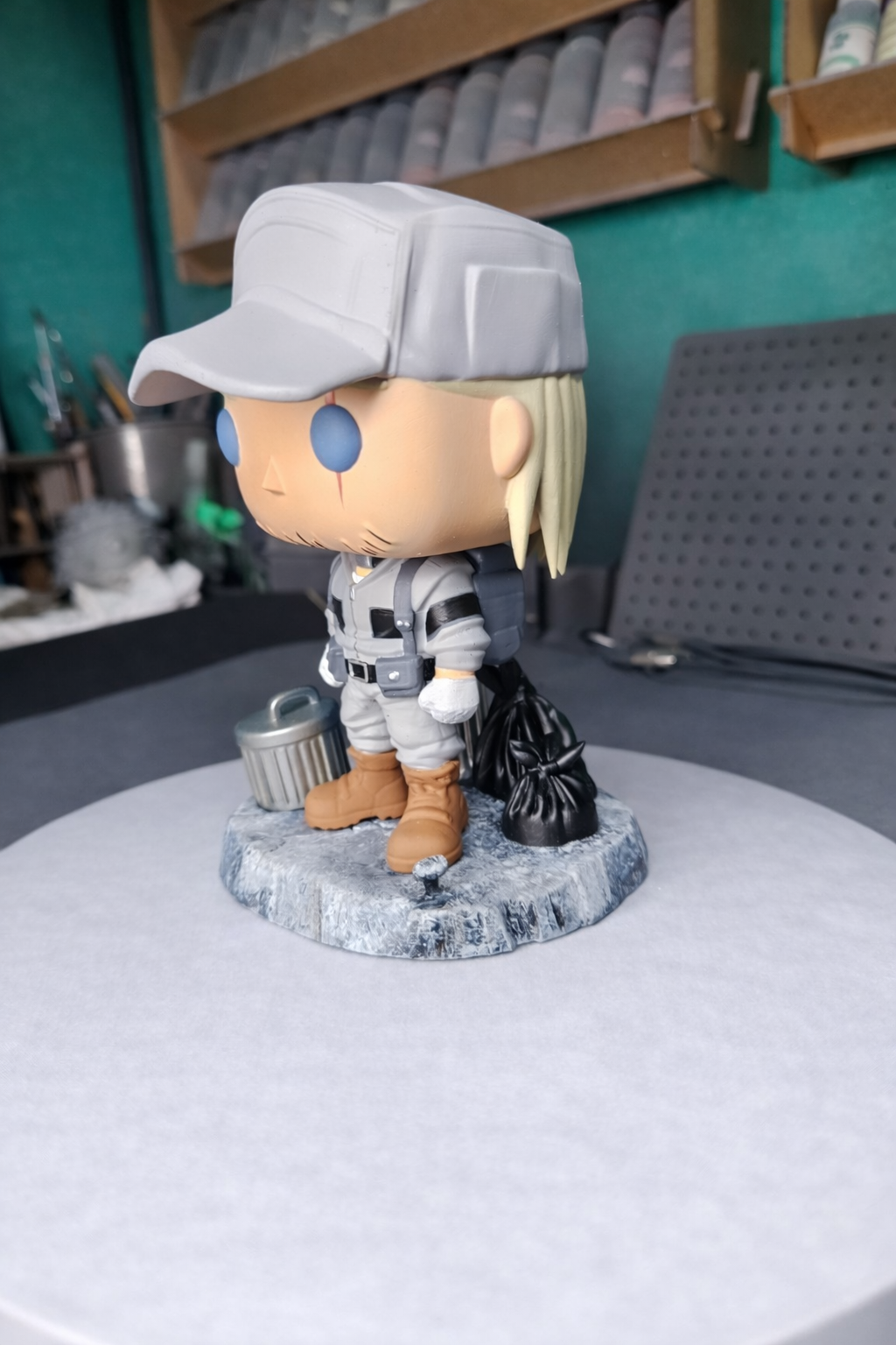 Custom Gris Rubion Gachiakuta Funko Pop Figure – Handmade Anime Collectible