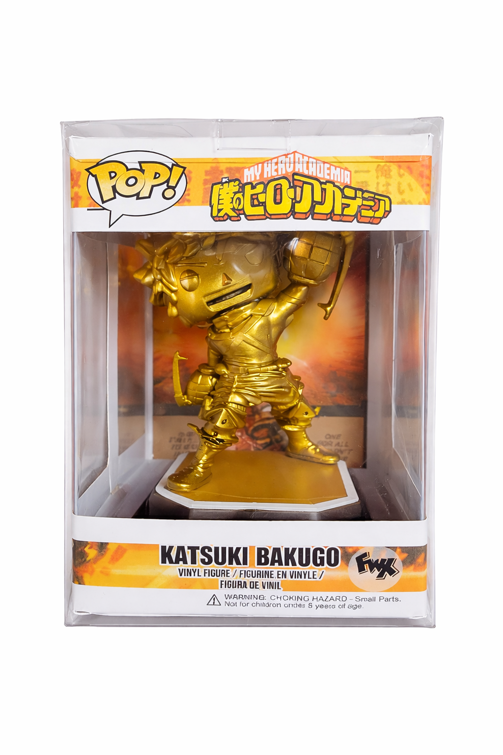 Bakugo gold statue my hero academia