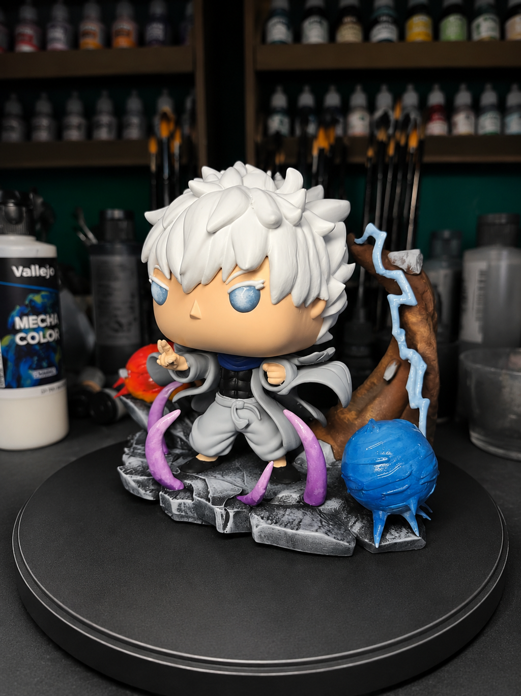 Custom Gojo Satoru Jujutsu Kaisen Funko Pop Figure – Handmade Anime Collectible