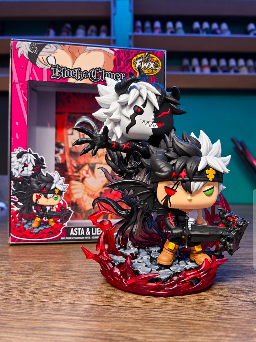 Asta & Liebe Black Clover custom anime figure collectible