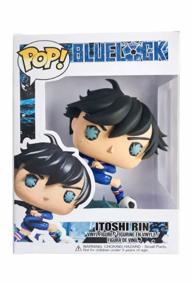 Custom Rin Itoshi Blue Lock Funko Pop Figure – Handmade Anime Collectible