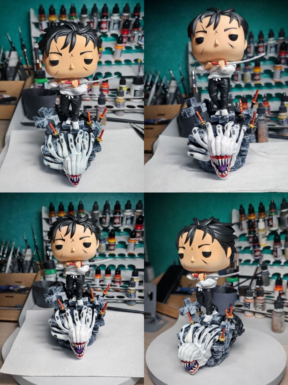 Custom Yuta Okkotsu Jujutsu Kaisen Funko Pop Figure – Handmade Anime Collectible