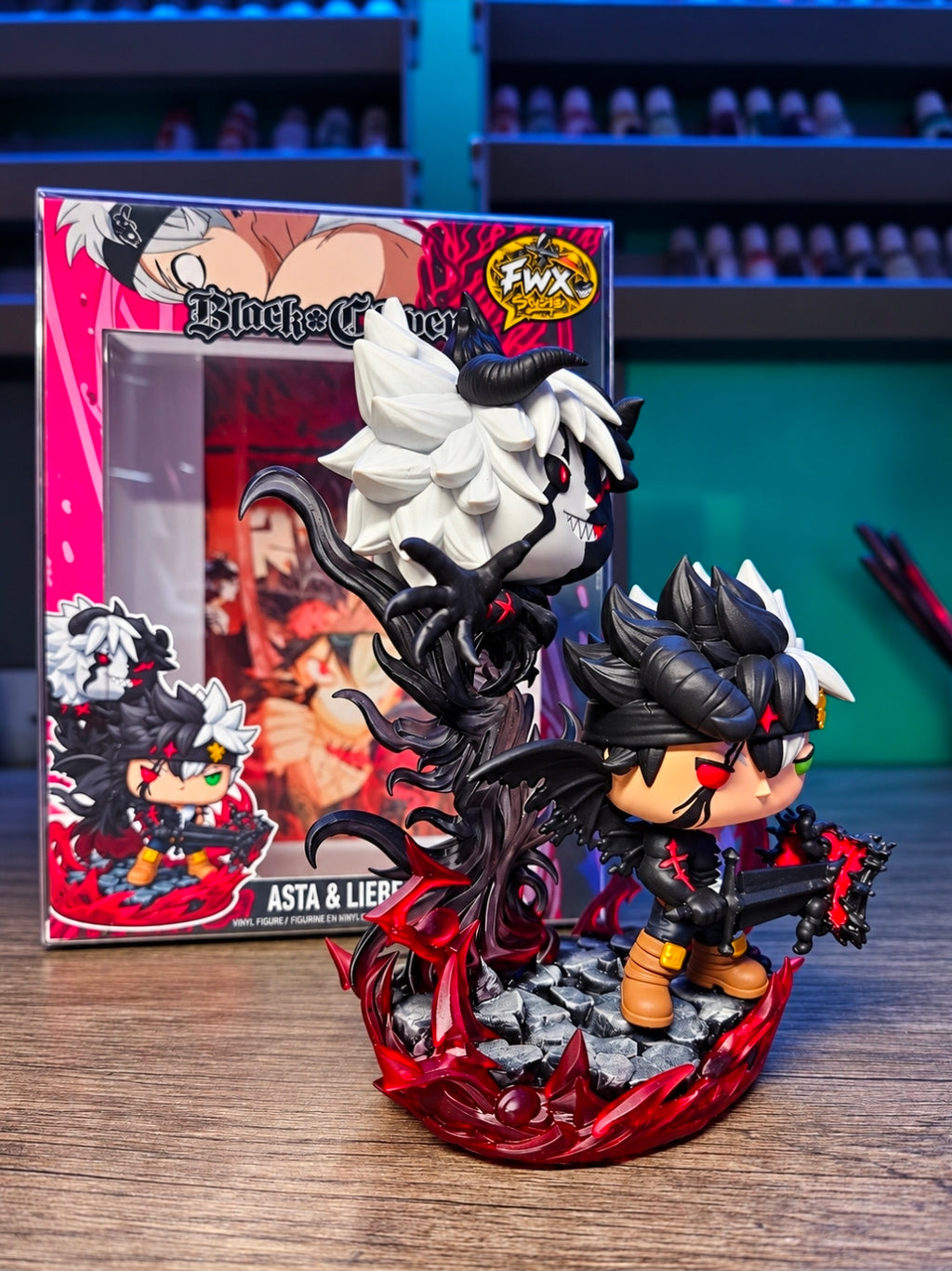 Asta & Liebe Black Clover custom anime figure collectible