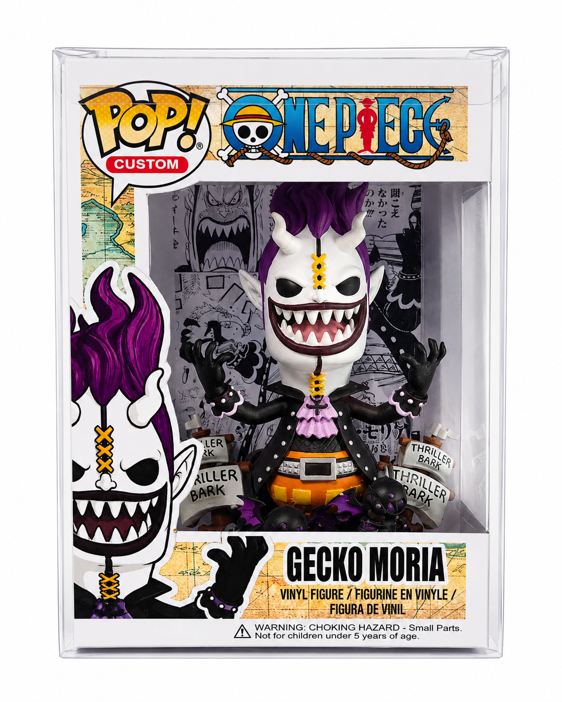 Gecko Moria Custom Figure - One piece Anime Collectible custom pop
