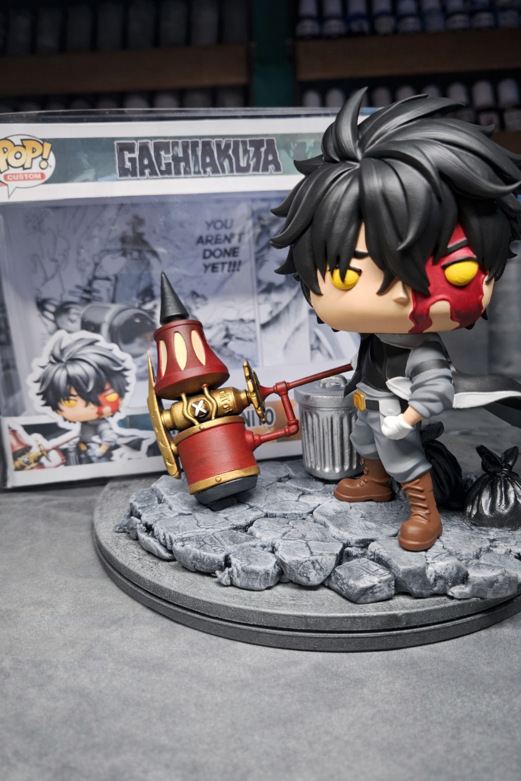 Custom Follo Tunito Gachiakuta Funko Pop Figure – Handmade Anime Collectible