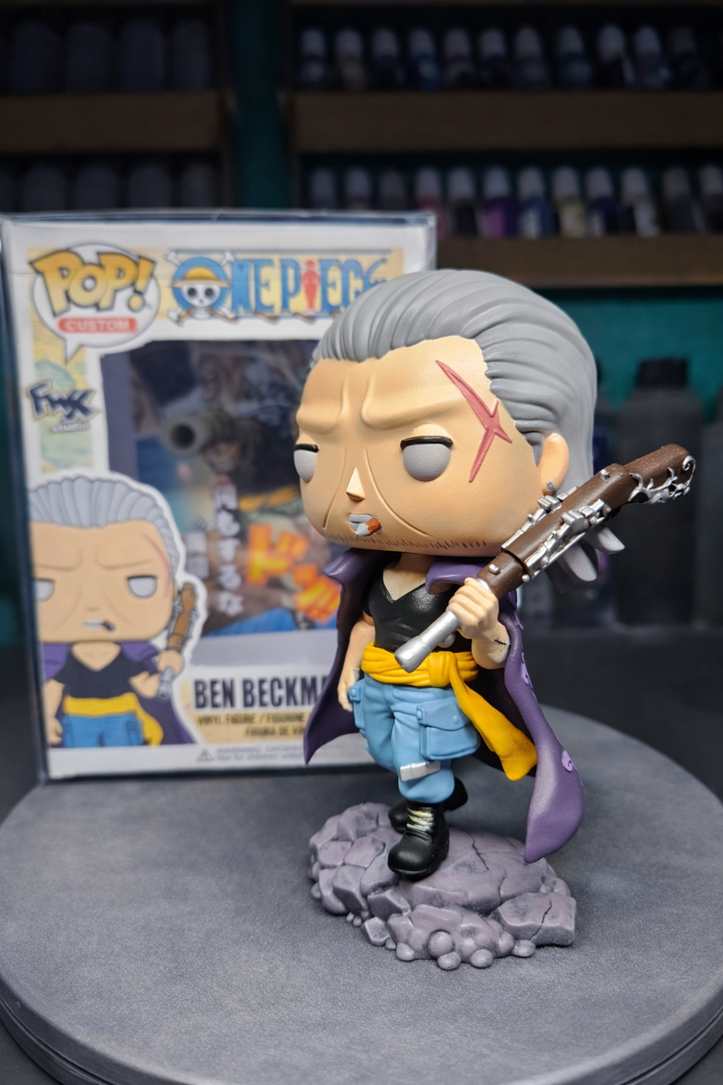 Ben Beckman Custom Figure - One piece Anime Collectible