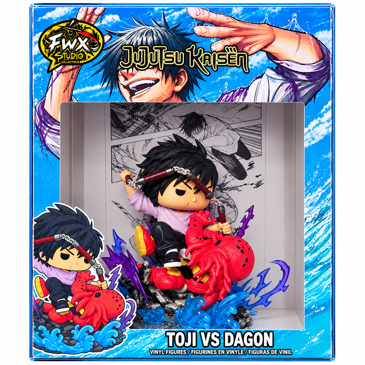 Toji Fushiguro vs Dagon Custom anime figure collectible