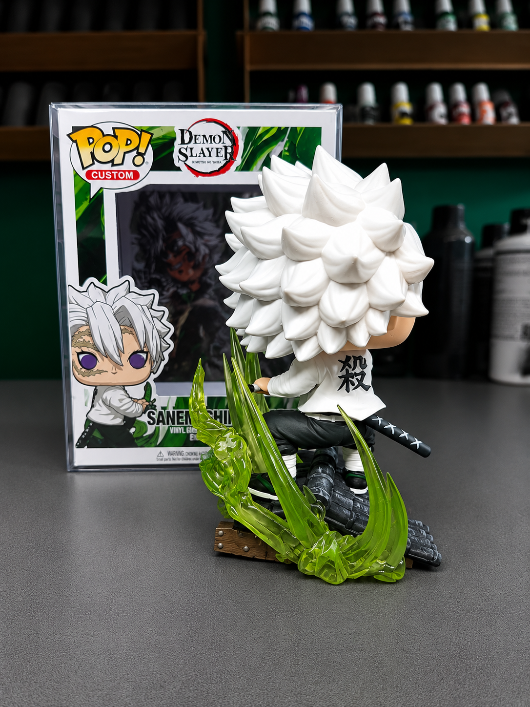 Sanemi shinagawa Custom Figure – Demon slayer Anime Collectible Custom Pop