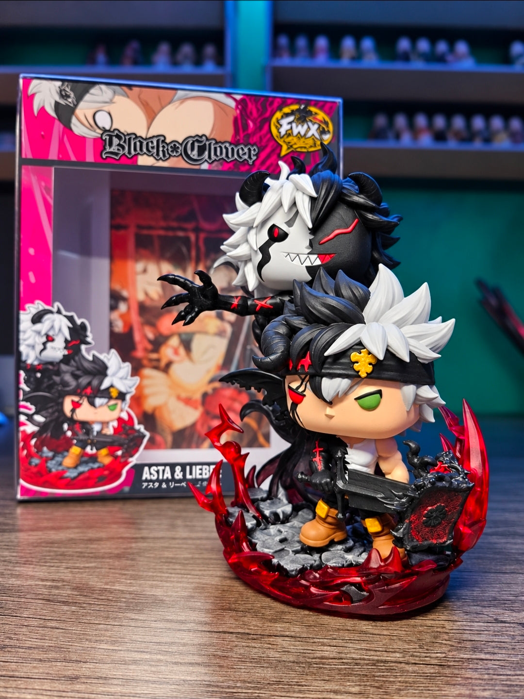 Asta & Liebe Black Clover custom anime figure collectible