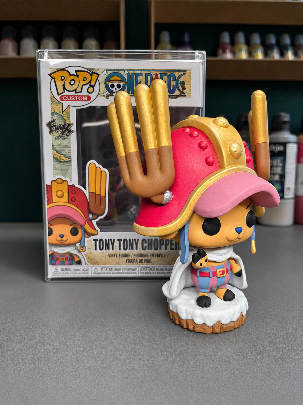 Tony Tony Chopper Elbaf Custom Figure – One piece Anime Collectible custom pop
